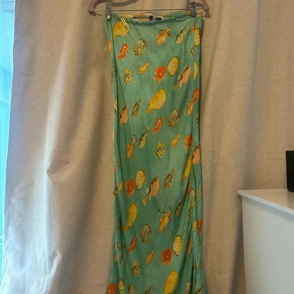 Never Fully Dressed fish print skirt - Picture 2 of 4